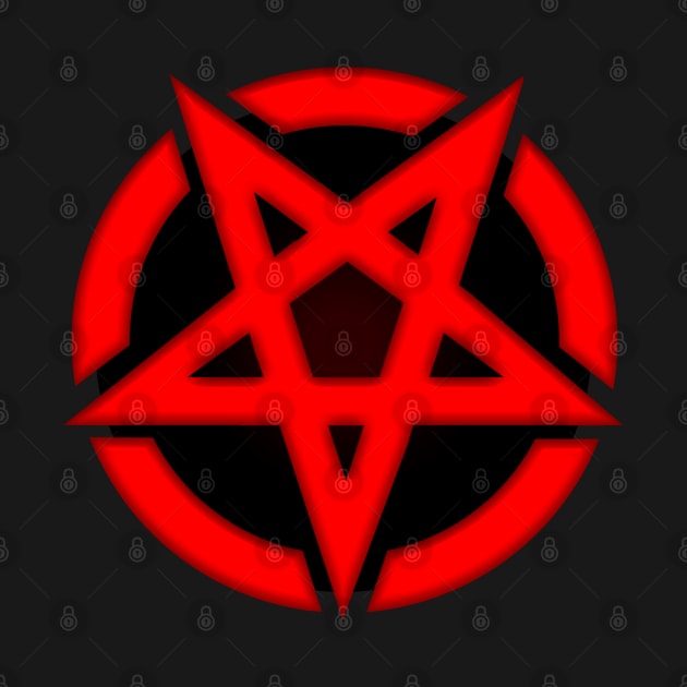 Red Pentagram by GAz