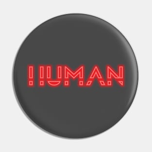 Neon Human Pocket Pin