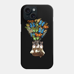 Boxer Dog Butterfly Hot Air Balloon Phone Case