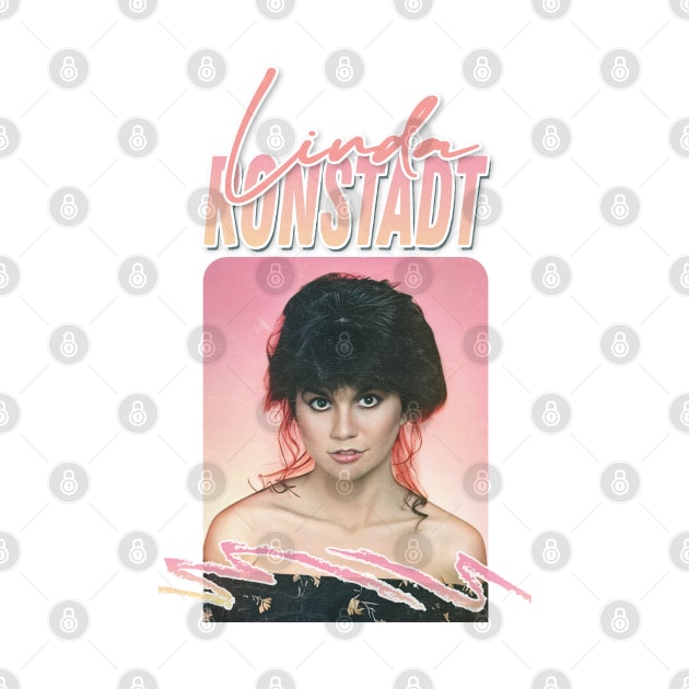 Linda Ronstadt / Original Retro Style Fan Art Design by DankFutura