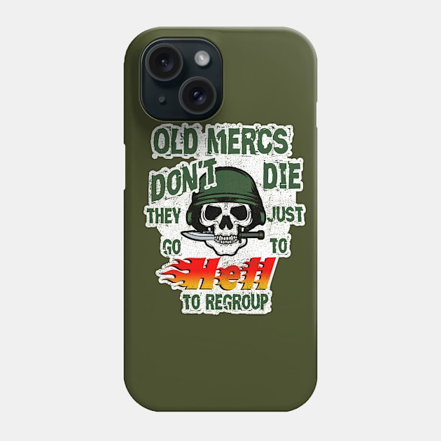 Old Mercs, distressed Phone Case by hauntedjack