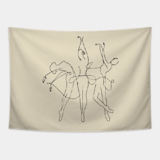 The Three Ballerinas Tapestry