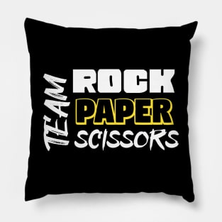 Team Paper - Rock Paper Scissors Gamer Pillow