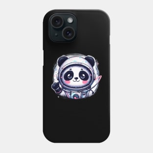 Cute panda astronaut Phone Case