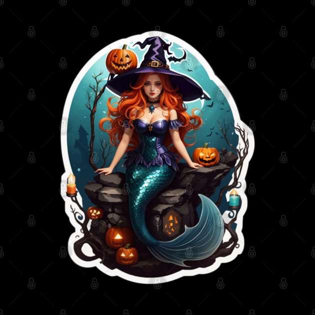 Halloween Mermaid Wizard by MGRCLimon