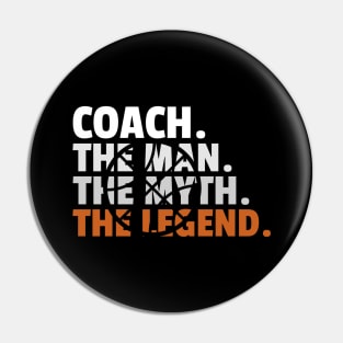 Basketball coach - the legend Pin