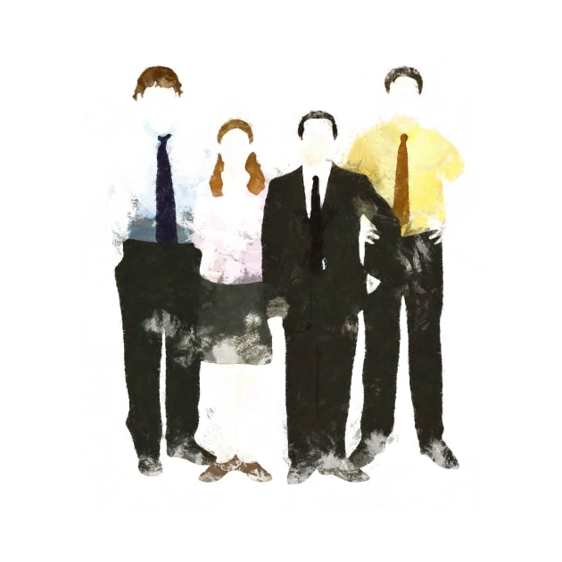 the office Jim pam michael dwight fourtet by truefriend