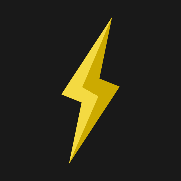 Thunderbolt, Lightning simple logo by DenysHolovatiuk