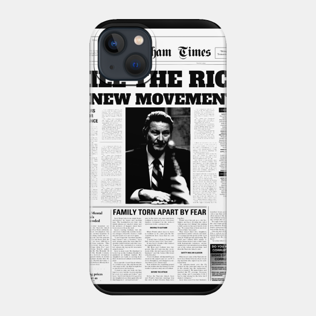 Kill the rich a new movement? - Joker 2019 - Phone Case