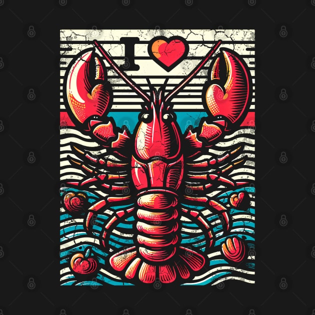 I Heart Crawfish Crayfish Crawdad Boil Design by E