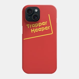 Trapper Keeper - yellow Phone Case