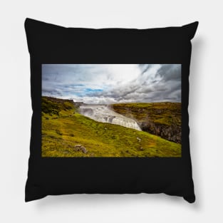 Gullfoss Waterfall in the Golden Circle Pillow