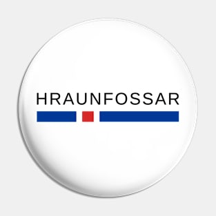 Hraunfossar Iceland Pin