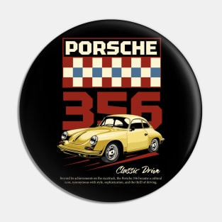 Porsche 356 Enthusiasts Pin