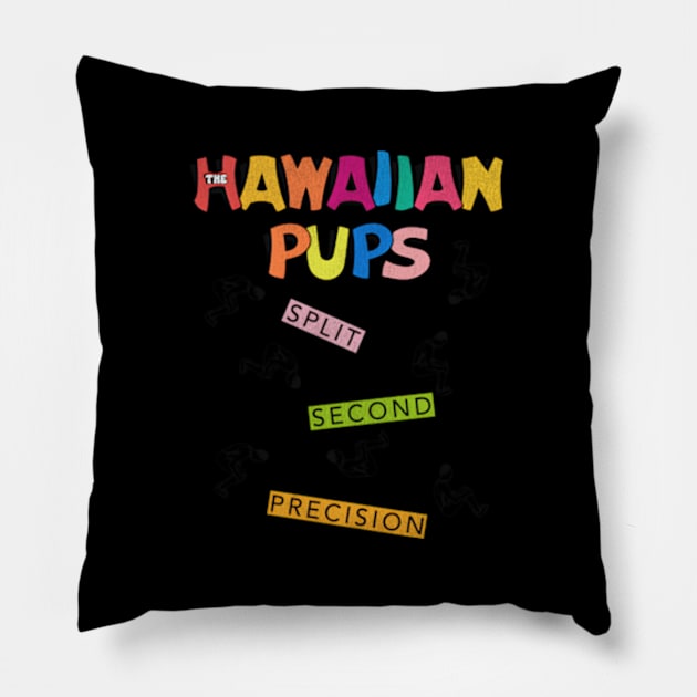 The Hawaiian Pups Pillow by Lonacrumton