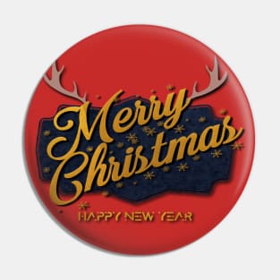 Merry Christmas and Happy new Year 2020 Pin