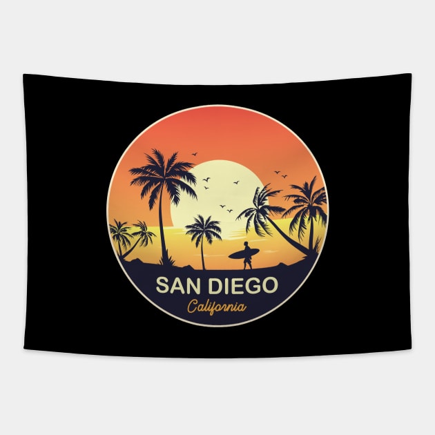 San Diego Tapestry by Mark Studio