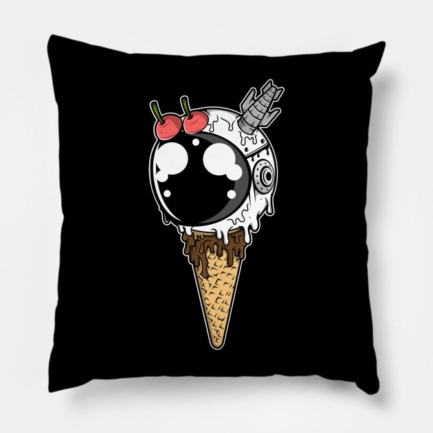 Astronaut Ice Cream Cone Pillow by ArtisticParadigms