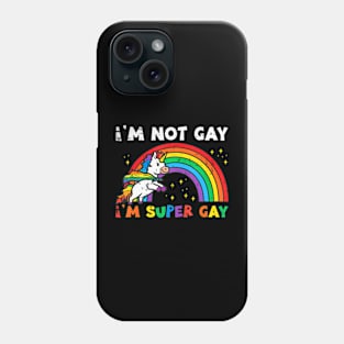 Gay Unicorn Pride Flag Lgbt Women Men Girls Phone Case