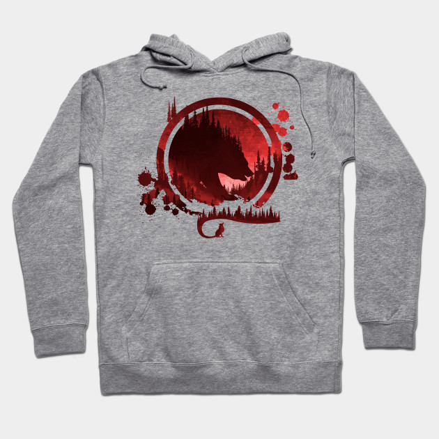red bear hoodie