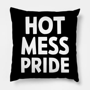 hot mess pride lbgtq Pillow