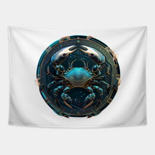 Cancer The Crab Zodiac Sign Tapestry