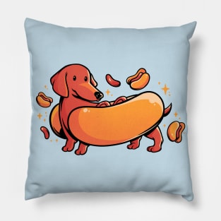 Hot Doggo - Cute Dachshund Dog Gift Pillow