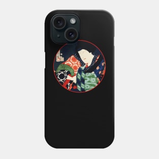 Kabuki Actor As Samurai With Knife #14 Phone Case