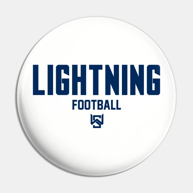 West Side Lightning Football Pin by twothree