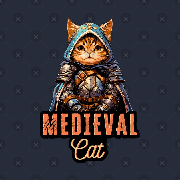 Medieval Cat: Fantasy Armor Design by AmandaOlsenDesigns