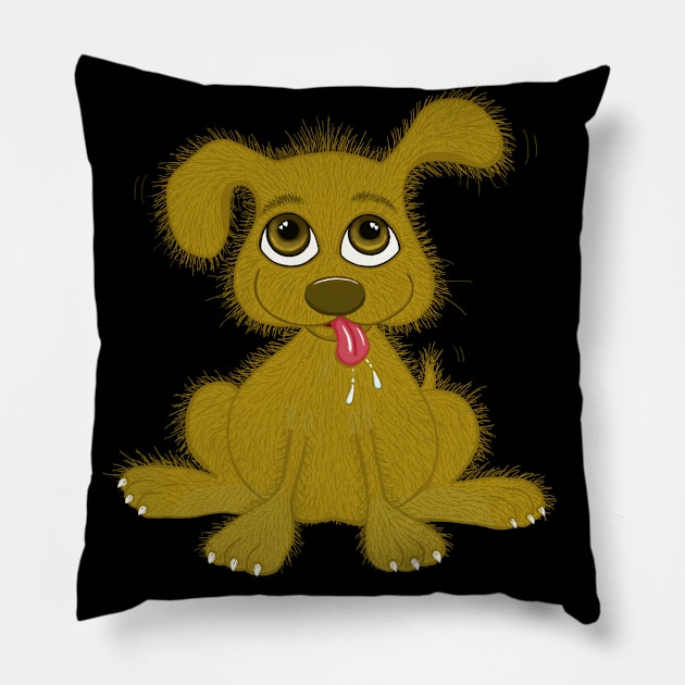 Puppy Love Pillow by SoozieWray