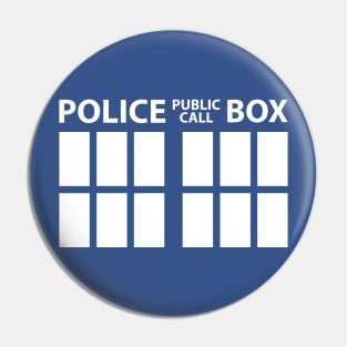 Police Public Call Box Pin