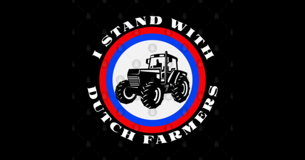 I stand with Dutch Farmers Dutch Farmers Support Pin TeePublic