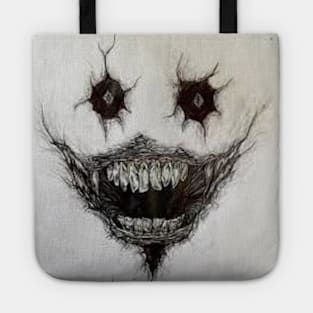 Scary face Tote