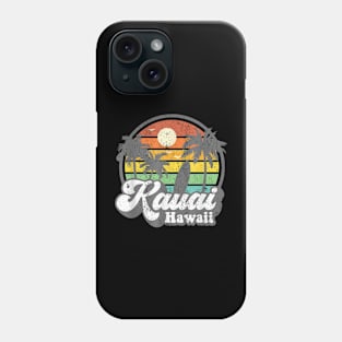 Kauai Beach Hawaii Surf Hawaiian Surfing 70'S Phone Case