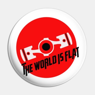 the world is flat Pin