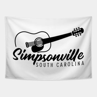 Simpsonville South Carolina Tourist Souvenir Tapestry