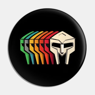 Retro Doom Artwork Pin