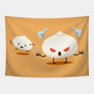 Angry Dumpling Tapestry