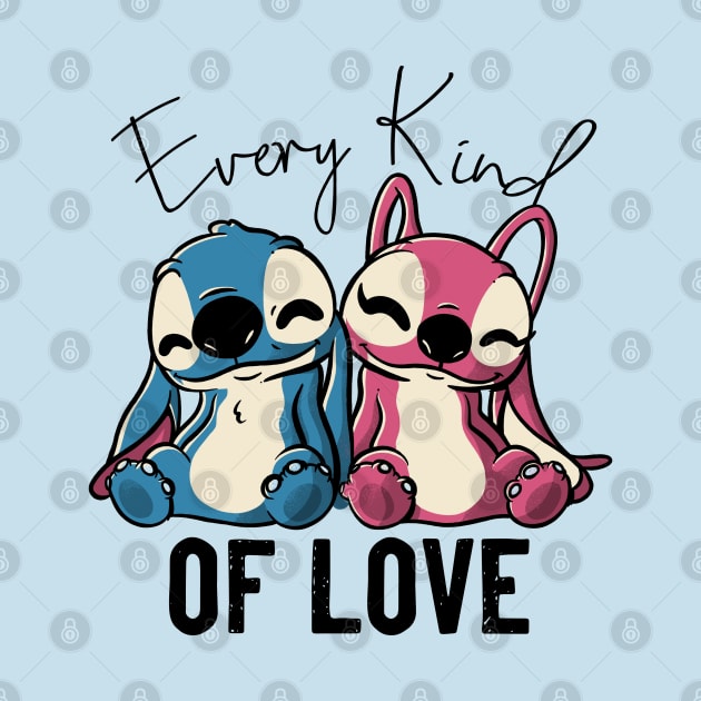 Every Kind Of Love Cute Lover Gift by eduely