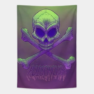 Poisonous Skull Tapestry