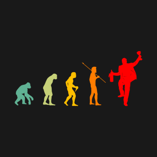 Evolution Apéro drôle cadeau Homme T-Shirt