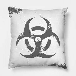 Biohazard label Pillow