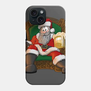 Santa is chillin' Phone Case