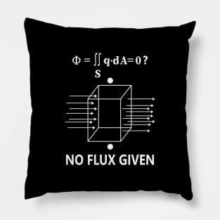 No Flux Given Pillow