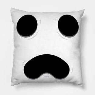 Spooky Ghost Face Pillow