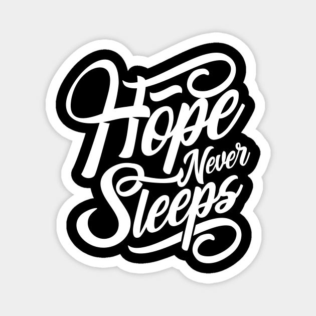 Hope Never Sleeps NEWT Magnet by MellowGroove