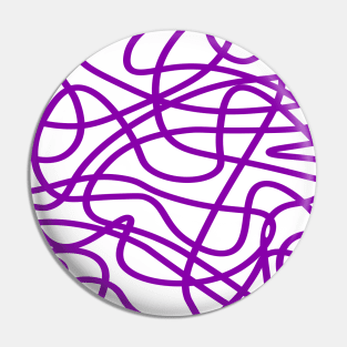 Purple random abstract doodle lines pattern design Pin