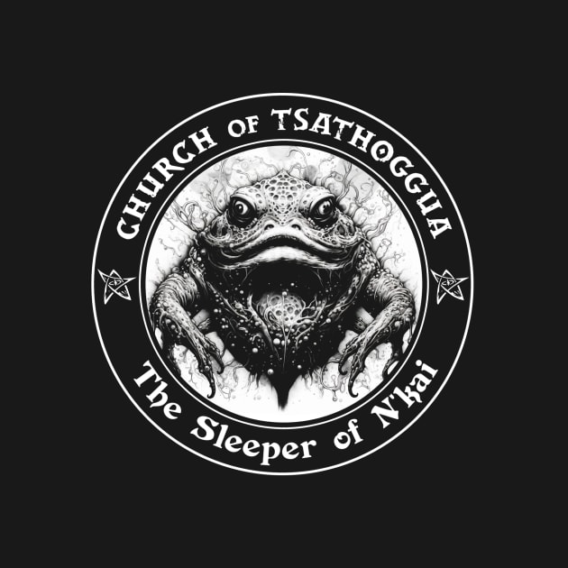 Church of Tsathoggua (Black Print) by Miskatonic Designs