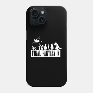 Final Fantasy IX - The Team (Black) Phone Case